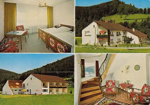 Enzklösterle, Hotel-Pension Schwarzwaldhaus, Werbekarte ngl E2917