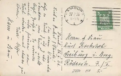 Hamburg Rathaus gl1926 161.857