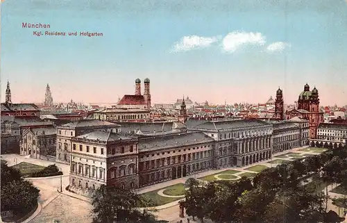 München Kgl. Residenz und Hofgarten ngl 162.890