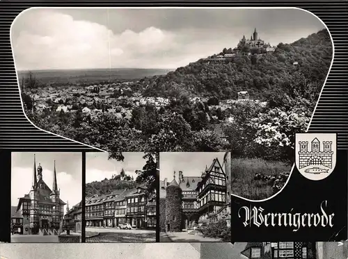 Wernigerode/Harz Teilansichten Panorama ngl 160.900
