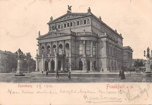 Frankfurt a.M. Opernhaus gl1902 161.967