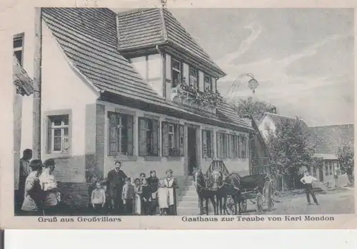 Großvillars - Gasthaus zur Traube gl1920 225.809