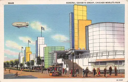 Chicago IL General Exhibits Group Chicago World's Fair gl1934 165.215