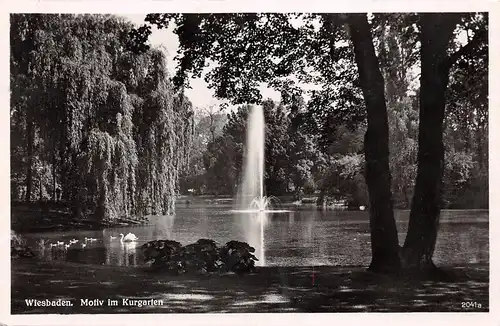 Wiesbaden Motiv im Kurgarten gl1936 162.033