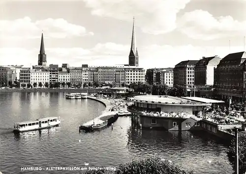 Hamburg Alsterpavillon am Jungfernstieg gl1969 160.733