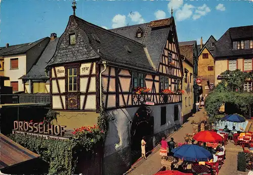Rüdesheim Drosselgasse gl1960 160.860