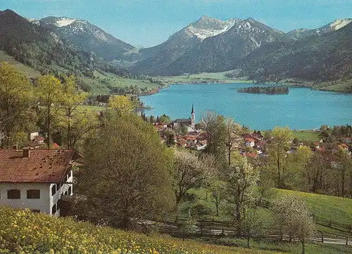 Schliersee gegen Jägerkamp und Brecherspitze ngl E3216