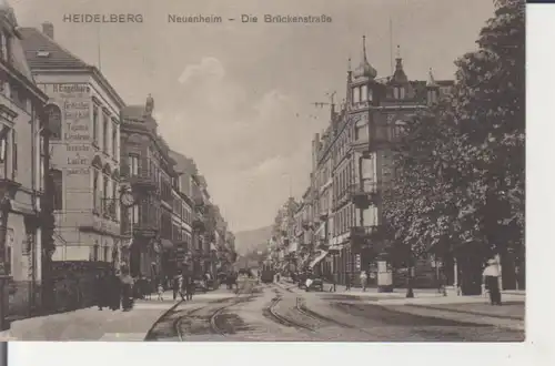 Heidelberg Neuenheim - Die Brückenstraße gl1920 225.999