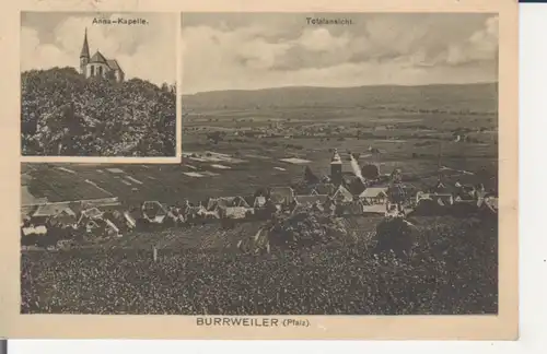 Burrweiler (Pfalz) Anna-Kapelle Panorama gl1913 225.912