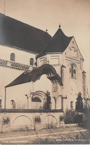 München Erlöserkirche in Schwabing Erbaut v.Prof.Th.Fischer N°252 ngl 163.071