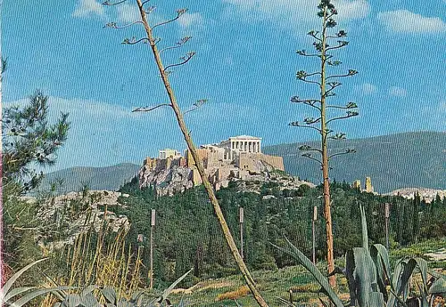 Athen, Blick auf die Akropolis gl197o? E4036