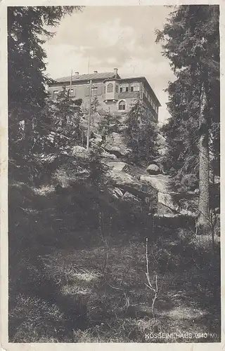 Das Kösseinehaus im Fichtelgebirge ngl E1692