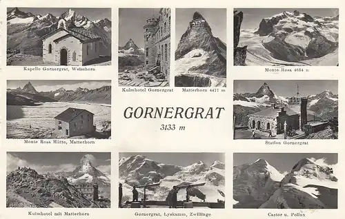 Gornergrat Mehrbildkarte gl197? E1537R