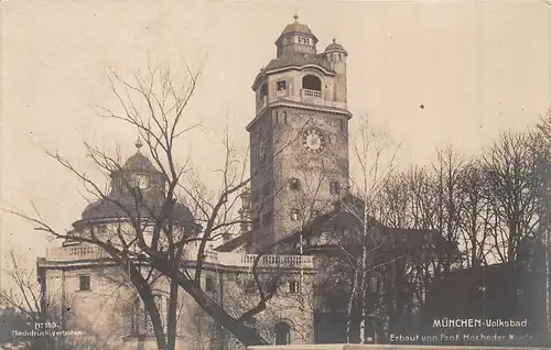 München Volksbad Erbaut von Prof. Hocheder Nr. 169 ngl 163.052