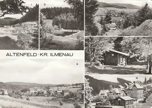 Altenfeld kreis Ilmenau, Mehrbildkarte gl1962 E3335
