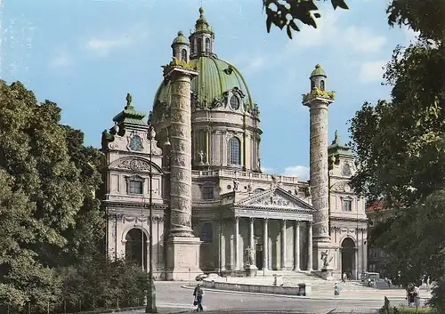 Wien, Karlskirche ngl E1446