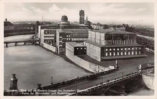 München Blick auf Gesamt-Anlage des Deutschen Museums ngl 163.842