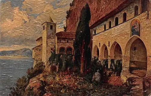H. SCHULZE Kloster am See Nach Gemälde ngl 161.457