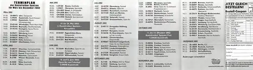 Kastelruther Spatzen Termine 2002 ngl 161.201