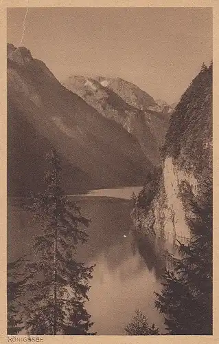 Der Königssee bei Berchtegaden gl1934 E1481