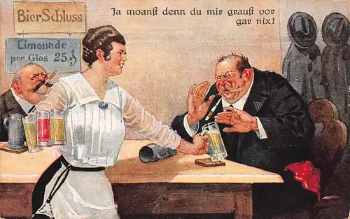 Humor: Ja moanst denn du mir graut vor gar nix! Scherzkarte ngl 161.502