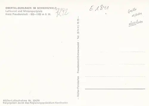 Obertal-Buhlbach im Schwarzwald ngl E1841