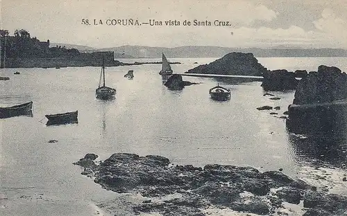La Coruna, Una vista de Santa Cruz ngl E1658