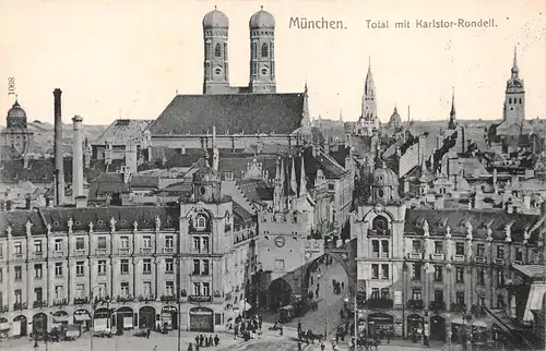 München Total mit Karlstor-Rondell ngl 163.896