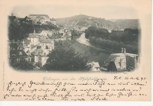 Tübingen - Blick von der Pfalzhalde aus gl1898 225.331