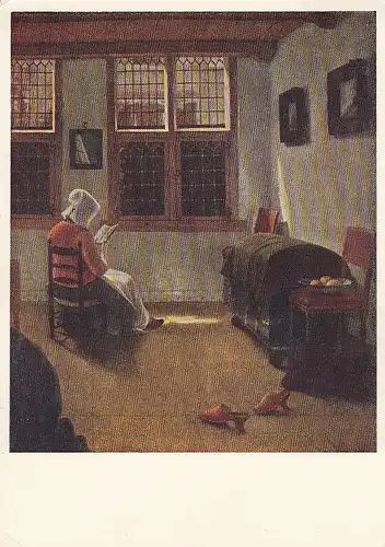 PIETER DE HOOCH Holländische Wohnstube ngl E1562