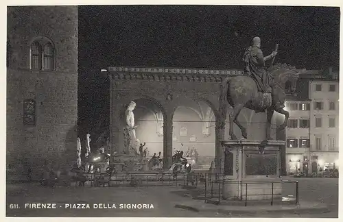 Firenze, Piazza della Signoria ngl E1770