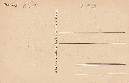 Nürnberg, Burghof ngl E1932