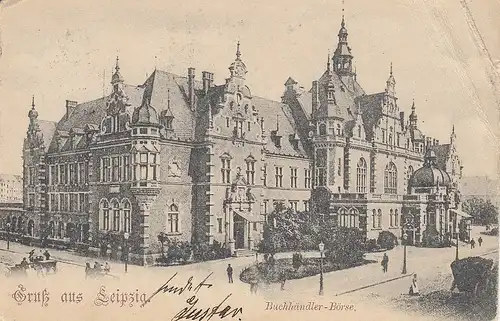 Leipzig, Buchhändler-Börse gl1898 E1584