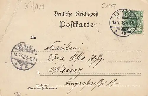 Leipzig, Buchhändler-Börse gl1898 E1584