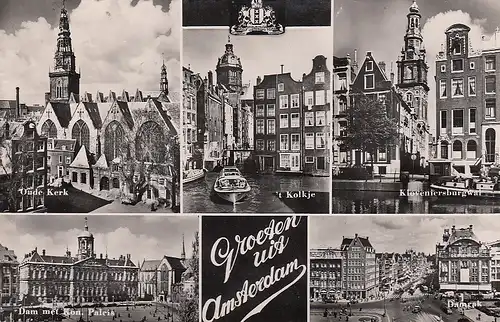 Groeten uit Amsterdam, Mehrbildkarte gl1954 E1968