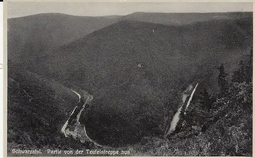 Schwarzatal, Blick von der Teufelstreppe aus ngl E1693