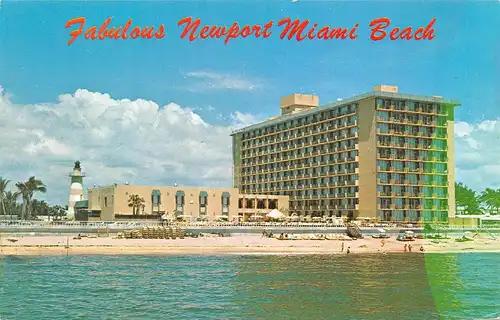 Miami Beach Florida The Newport Resort Motel gl1977 163.968