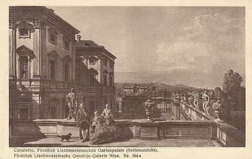 CANALETTO Liechtenstein Gartenpalais ngl E1977