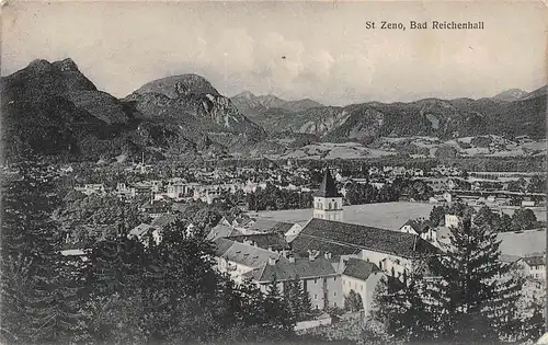 Bad Reichenhall St. Zeno und Panorama gl1912 165.886