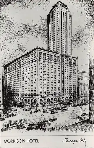 Chicago IL Morrison Hotel Nach Zeichnung ngl 164.021