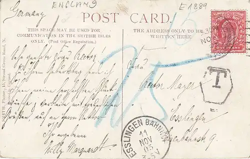 London, Cheapside looking gl1905 E1889