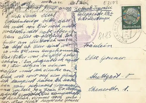 Rottach - Egern am Tegernsee, Alpenwildpark, Wildfütterung gl1941 E3573