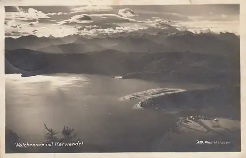 Walchensee mit Karwendel gl1935 E2682