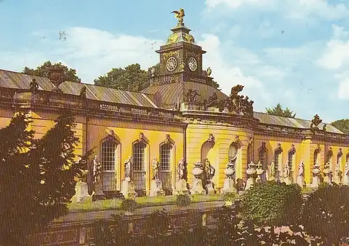 Potsdam Schloß Sanssouci Mittelteil gl1976 E1729