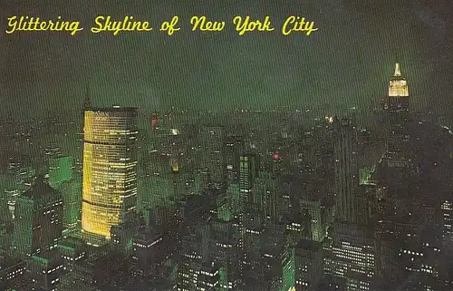 Glittering Skyline of New York City ngl E2052