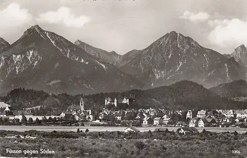 Füssen gegen Süden glum 1950? E2711