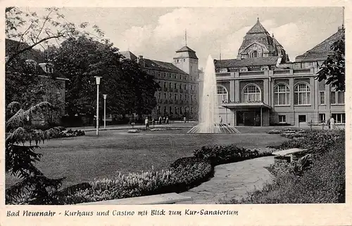 Bad Neuenahr Kurhaus und Casino mit Blick zum Kur-Sanatorium gl1958 161.650