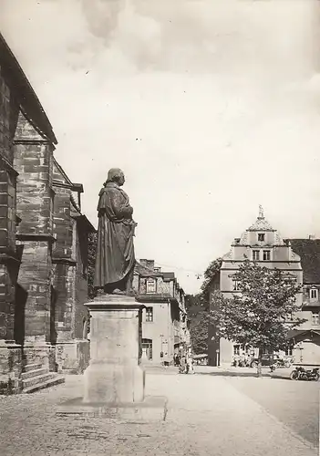 Weimar, Herder-Denkmal mit Herderplatz gl1967 E3646