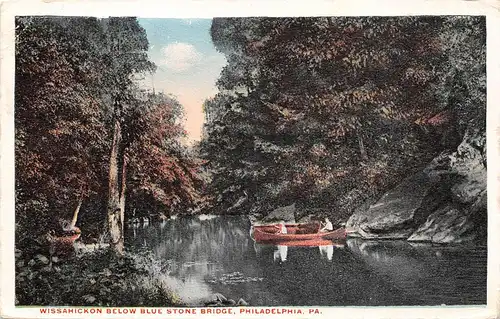 Philadelphia PA Wissahickon Below Blue Stone Bridge gl1920 164.061