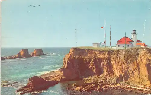 Scenic Cape Arago Light Near Coos Bay Oregon gl1989 164.070